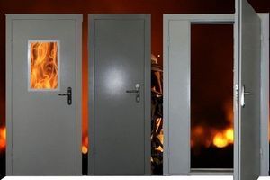 Где устанавливаются противопожарные двери фото