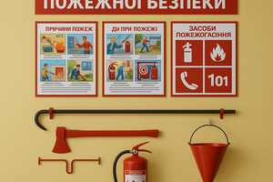 Уголок пожарной безопасности в учебных заведениях фото